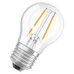 Osram Classic LED E27 Kugel Fadenlampe Klar 2.8W 250lm - 827  | Dimmbar - Ersatz Für 25W