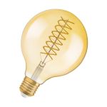 Osram Vintage 1906 LED E27 Globe Fadenlampe Gold 8.4W 806lm - 824  | Ersatz Für 60W - Dimmbar