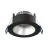 Led-Spot Ares Tief ring Schwarz 6W 540lm 927-940 3CCT - mit Innenring Silber | Ausschnitt 68mm