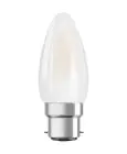 Ledvance Classic Superior LED Glühbirne B22d Kerze Fadenlampe Matt 3.4W 470lm - 927 Extra Warmweiß | Höchste Farbwiedergabe - Dimmbar - Ersatz für 40W