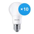 Mehrfachpackung 10x Philips Corepro LED Glühbirne E27 Birne Matt 5W 470lm - 930 Warmweiß | Höchste Farbwiedergabe - Ersatz für 40W