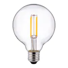 LED E27 Globe Fadenlampe Klar 95mm 7.3W 806lm - 827 | Ersatz für 60W