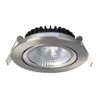 LED schwenkbar Spot Silber Rund 6W 550lm 60D - 927 | 85mm - IP54 - Dimmbar - Höchste Farbwiedergabe