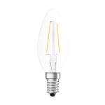 Ledvance Classic LED E14 Bougie Filament Claire 2.5W 250lm - 827- | Remplacement 25W