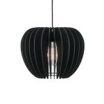 Nordlux Suspension Luminaire Tribeca 38 Noir Bois | E27 Max 60W