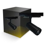 Spot LED Sur Rail Noir Zoomable 30W 3000lm 15-60D - 927-930-940 CCT
