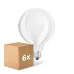 Lot 6x Ledvance Classic LED E27 Globe Filament Dépolie 7.5W 1055lm - 827  | Dimmable - Remplacement 75W