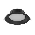 Spot Encastrable LED Moyen Encastré Noir 21W 2400lm 100D - 827-830-840 CCT | 226mm - Diamètre 200mm