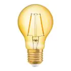 Osram Vintage 1906 LED E27 Poire Filament Dorée 2.5W 220lm - 824  | Remplacement 25W