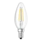 Osram Classic LED E14 Bougie Filament Claire 4W 470lm - 827  | 3 Step Dim - Remplacement 40W