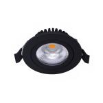 LED inclinable Spot Noir 6W 550lm - 930 | Diamètre 75mm - IP54 - Meilleur rendu de couleur 
