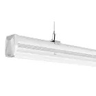 LED Rail De Fixation Suspendu V2 55-70W 9900-12600lm 90D - 840  | 1500mm - 8 Pôles - UGR 
